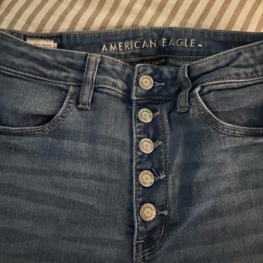 American Eagle Outfitters High Rise Blue Jeans